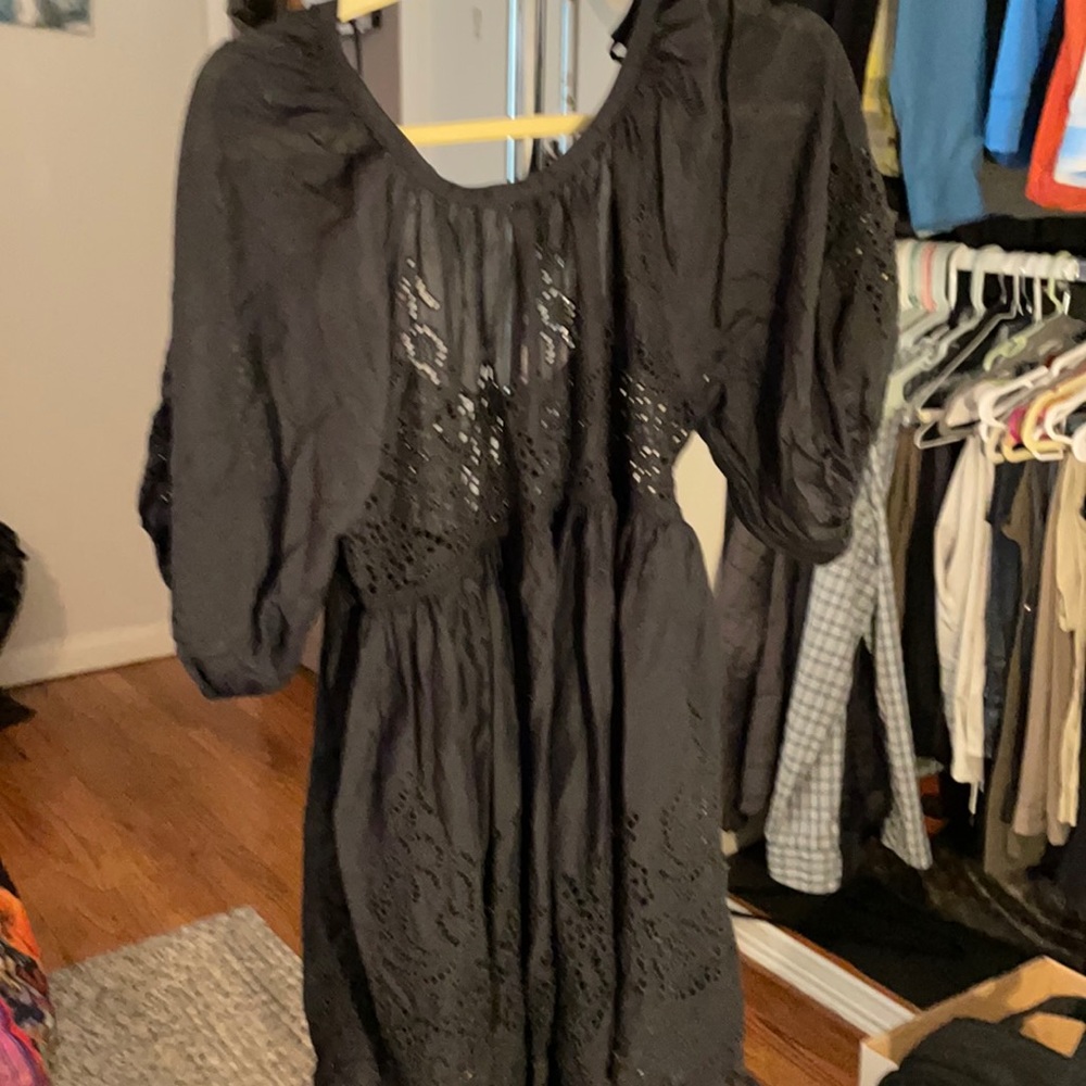 Free People eyelet tunic or mini dress